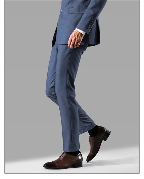 Elegant Slip-On Oxford Shoes for Men - Classic Formal Business Dress Footwear Perfect for Weddings and Office Occasions